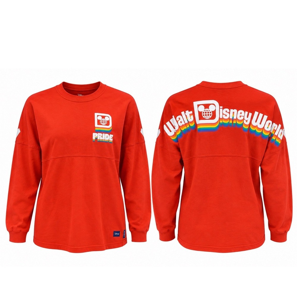 Disney Pride Spirit Jersey XS Red Walt Disney World Rainbow NWT Parks